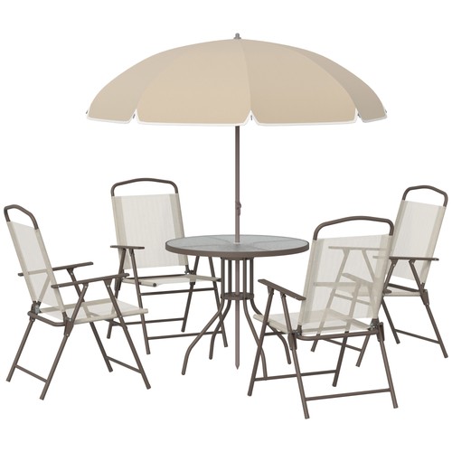Outsunny 6pc garden dining - garden, set