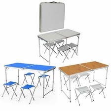 OUTDOOR FOLDABLE PICNIC TABLE