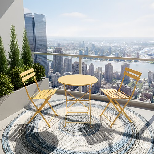 Garden furniture set foldable - garden,