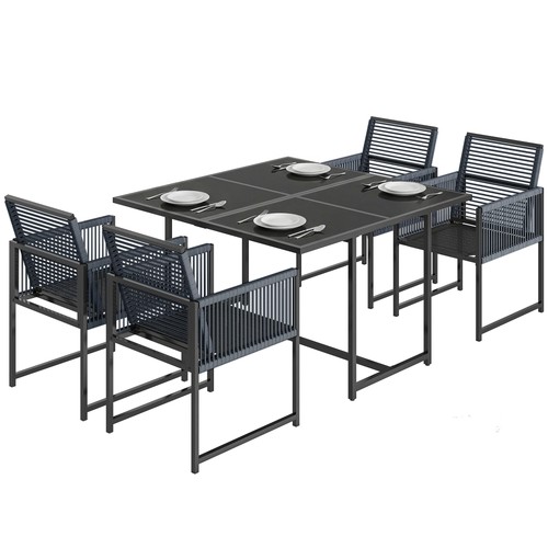 Outsunny garden dining set - outsunny,