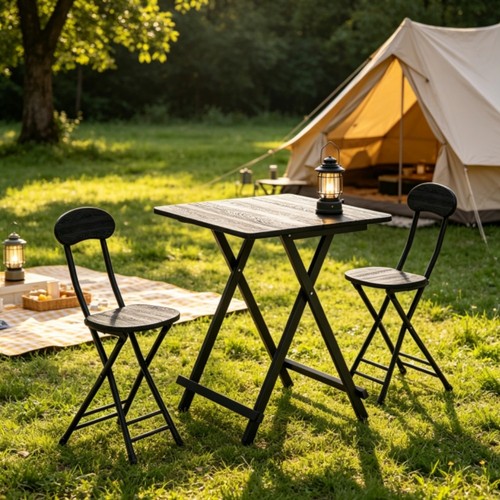 Foldable square kitchen table - foldable,