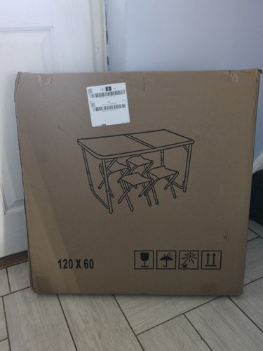 Brand new folding camp table - brand,